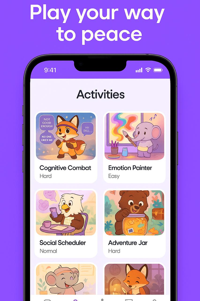 Screenshot of Mind Haven's meditation screen